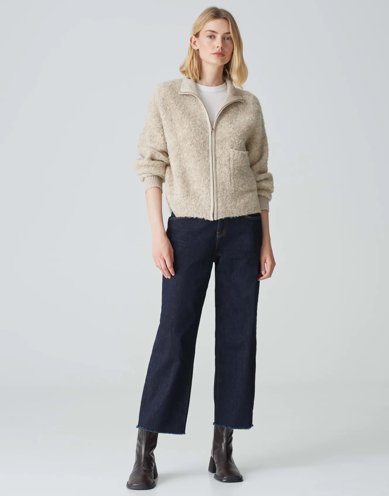 strickjacke_darila_beige_online_bestellen_0.webp OPUS Strickjacke Darila Beige Online Bestellen^Damen Strick