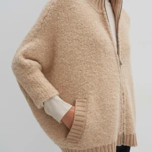 OPUS Strickjacke Touclee Detail Beige Online Bestellen^Damen Strick