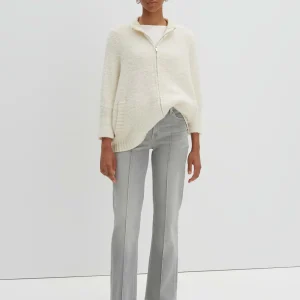 OPUS Strickjacke Touclee Detail Weiß Online Bestellen^Damen Strick