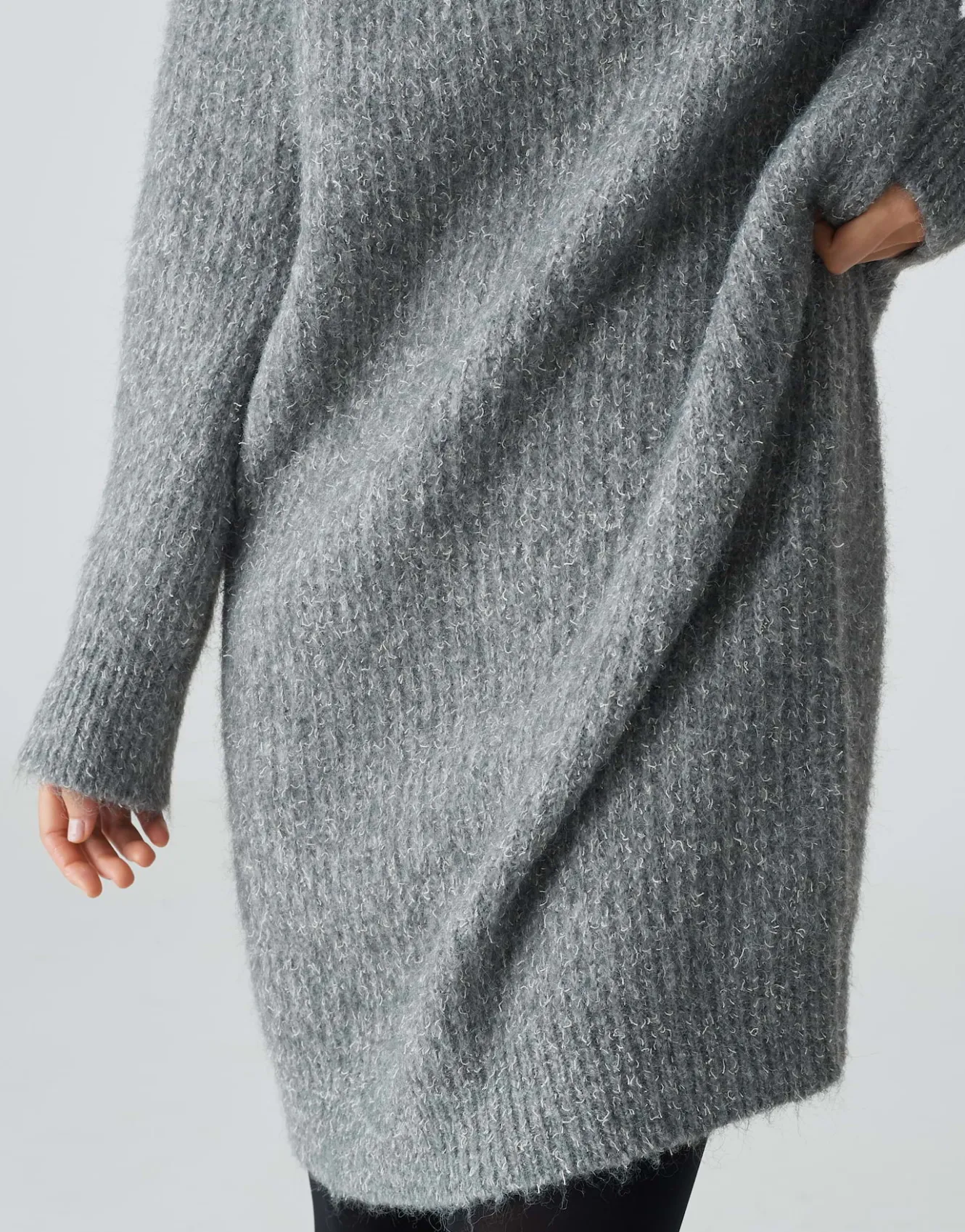 strickkleid_wakona_grau_online_bestellen_3.webp OPUS Strickkleid Wakona Grau Online Bestellen^Damen Strick