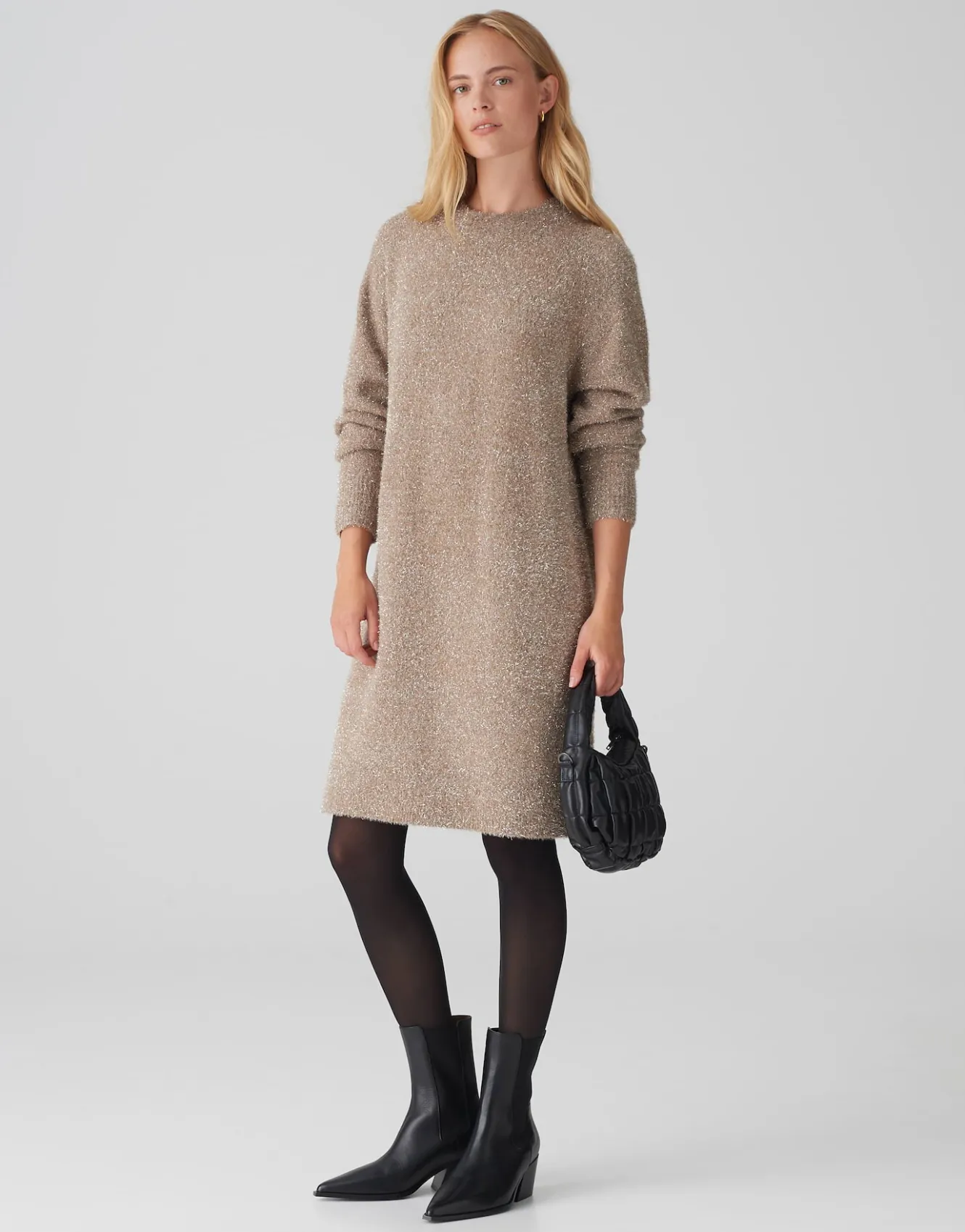 strickkleid_waletta_braun_online_bestellen_0.webp OPUS Strickkleid Waletta Braun Online Bestellen^Damen Strick | Kleider