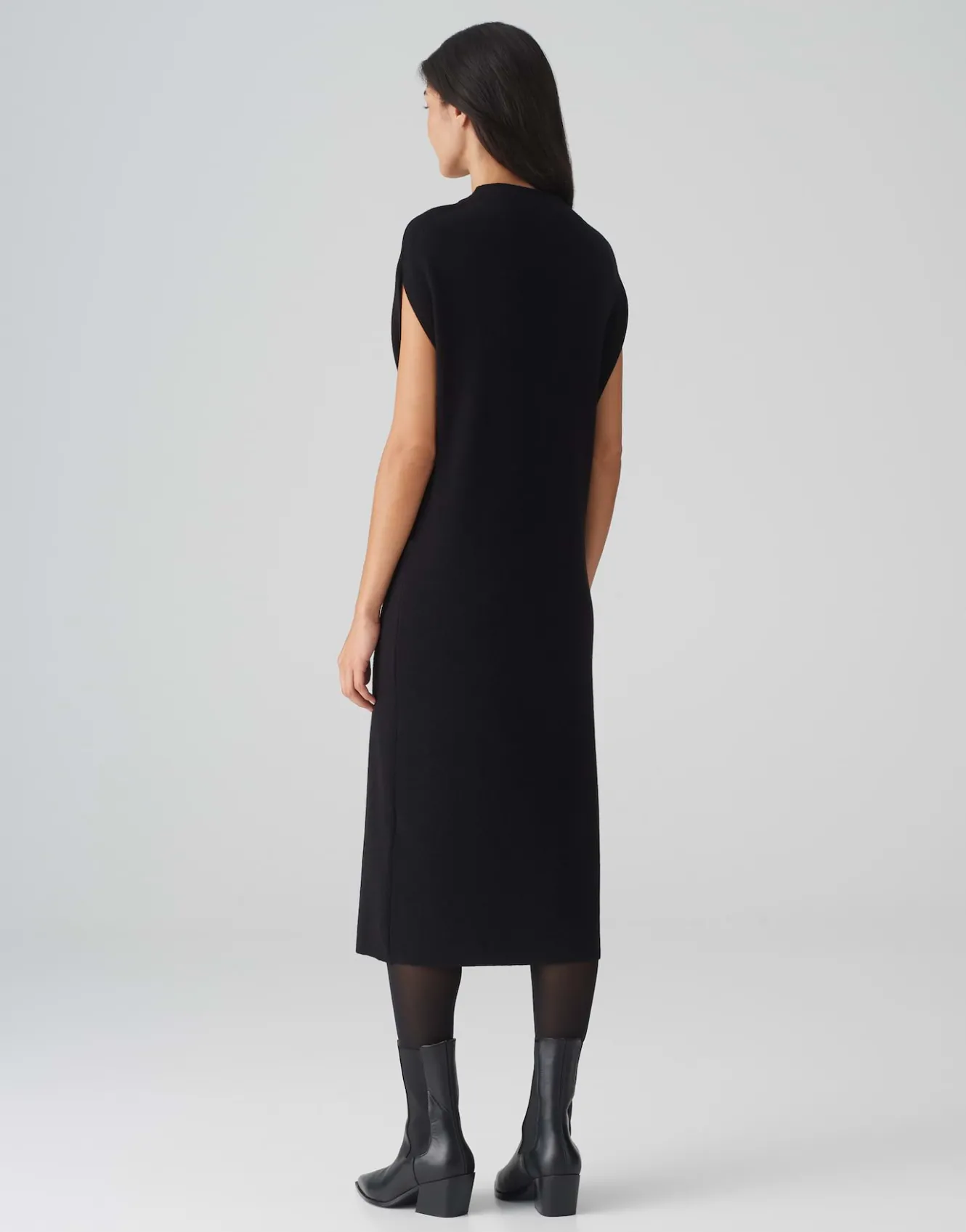 strickkleid_wanona_schwarz_online_bestellen_2.webp OPUS Strickkleid Wanona Schwarz Online Bestellen^Damen Strick | Kleider