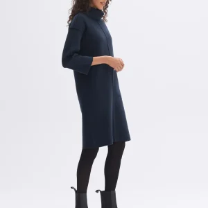 OPUS Strickkleid Wingela Blau Online Bestellen^Damen Kleider