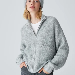 OPUS Strickmütze Acurly Cap Grau Online Bestellen^Damen Accessoires