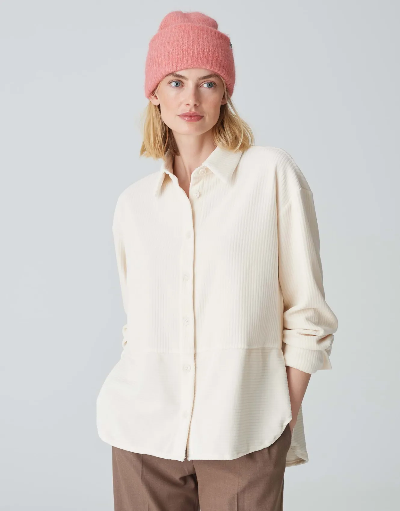 strickmtze_afello_cap_ros_online_bestellen_1.webp OPUS Strickmütze Afello Cap Rosé Online Bestellen^Damen Accessoires