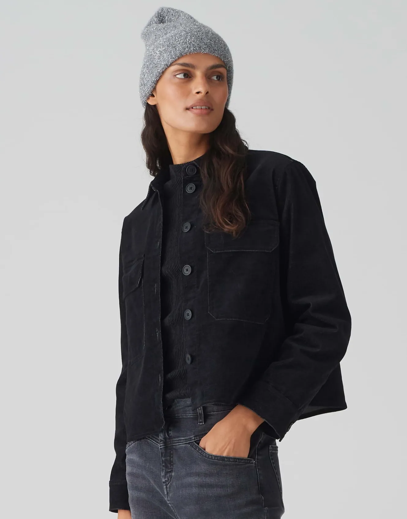 strickmtze_atwista_cap_grau_online_bestellen_1.webp OPUS Strickmütze Atwista Cap Grau Online Bestellen^Damen Accessoires