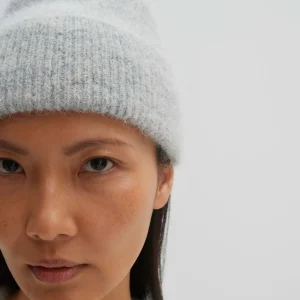OPUS Strickmütze Beky Fluffy Grau Online Bestellen^Damen Accessoires