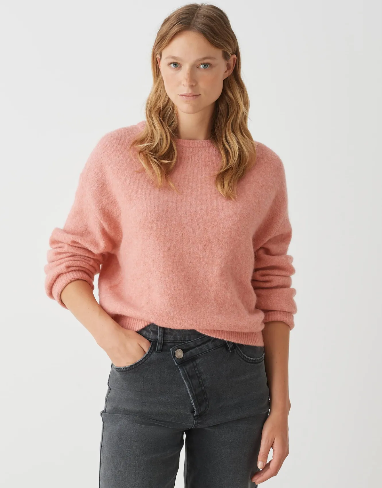 strickpullover_pemine_ros_online_bestellen_1.webp OPUS Strickpullover Pemine Rosé Online Bestellen^Damen Strick