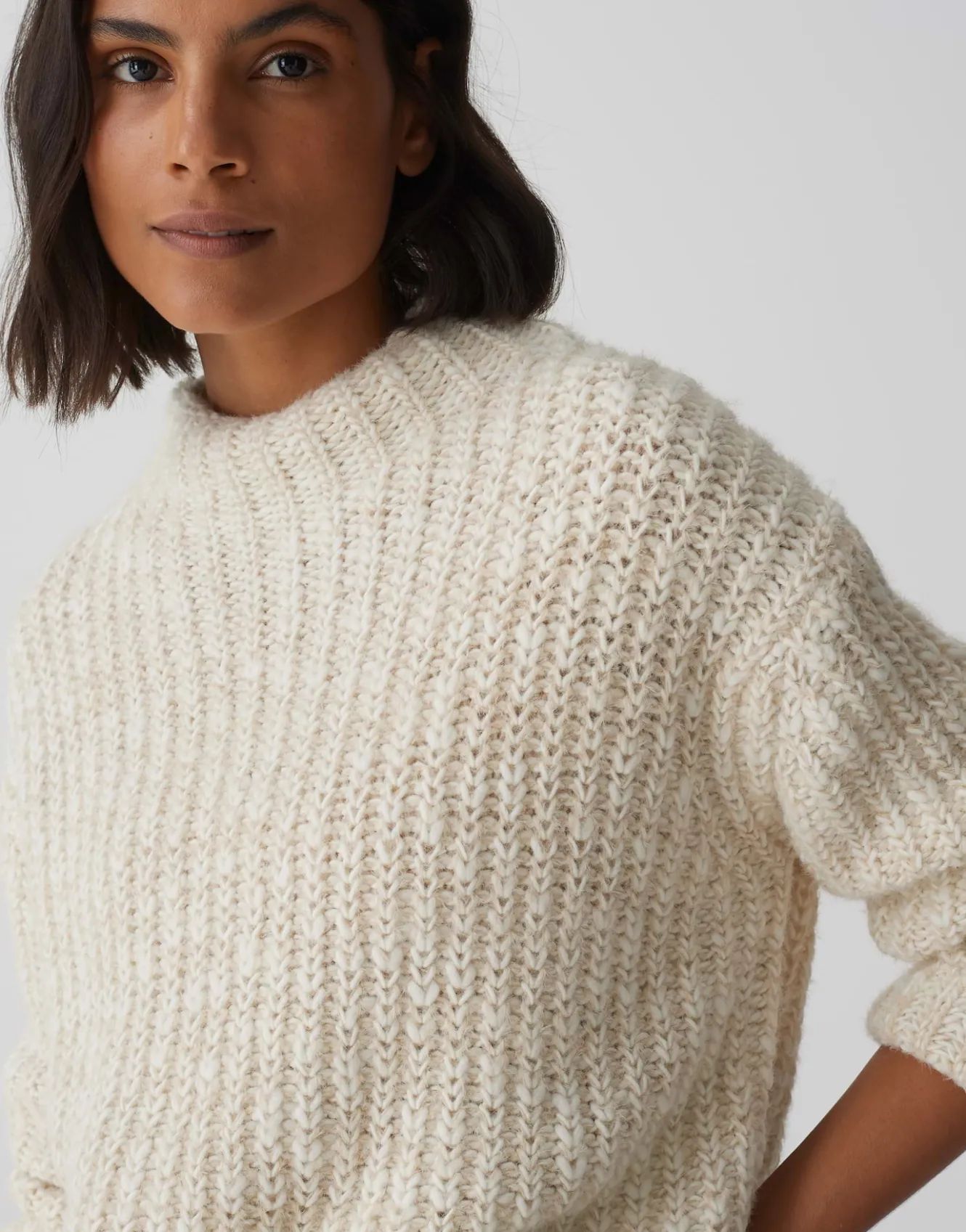 strickpullover_perke_beige_online_bestellen_3.webp OPUS Strickpullover Perke Beige Online Bestellen^Damen Strick