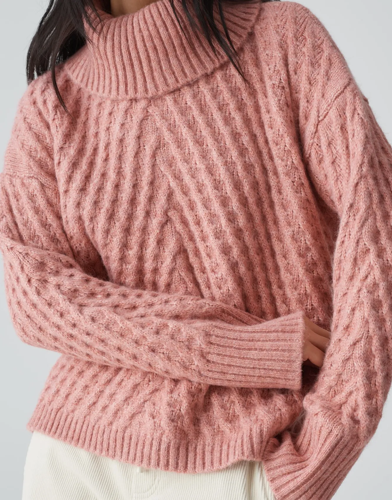 strickpullover_plinea_ros_online_bestellen_4.webp OPUS Strickpullover Plinea Rosé Online Bestellen^Damen Strick