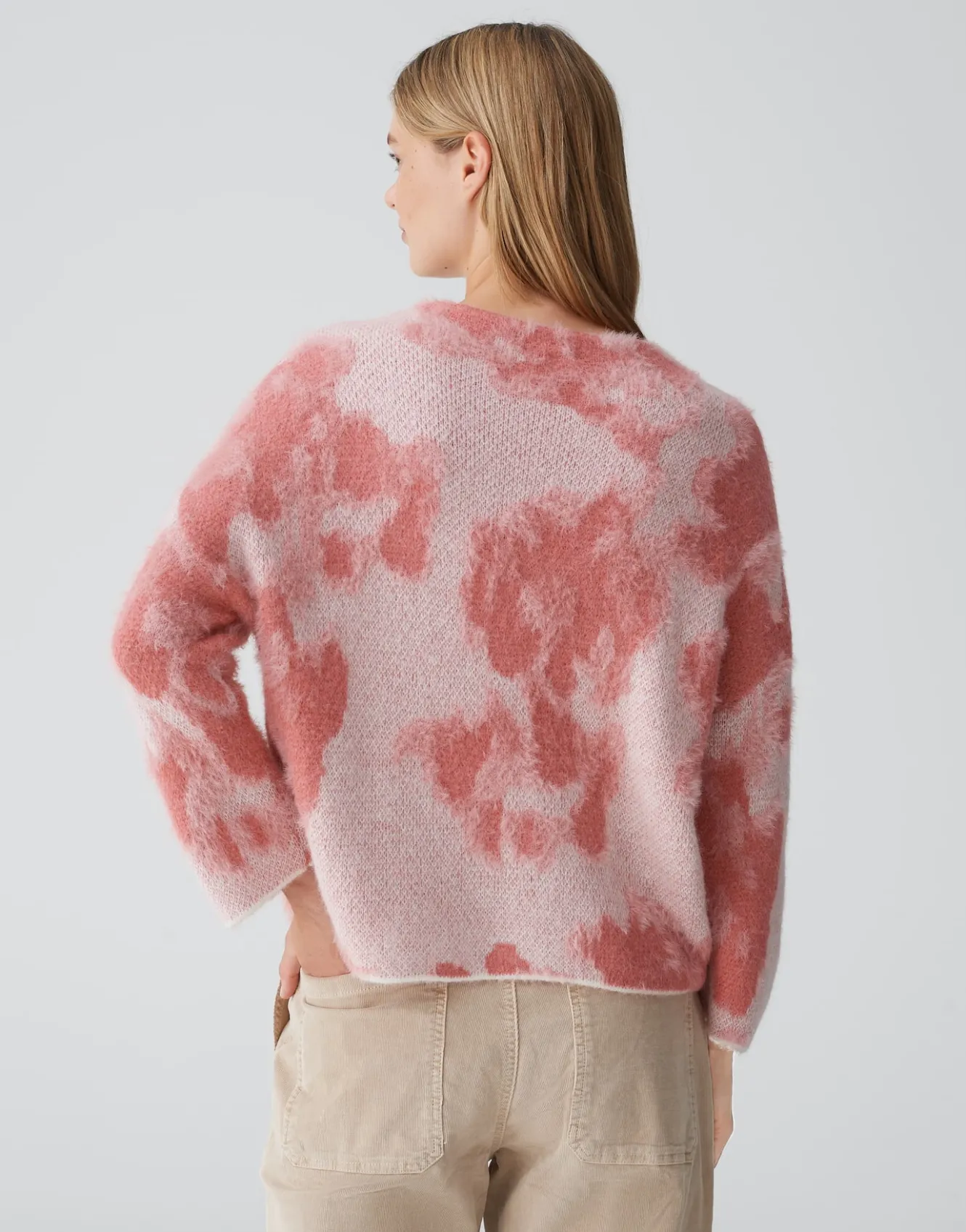 strickpullover_plumi_ros_online_bestellen_2.webp OPUS Strickpullover Plumi Rosé Online Bestellen^Damen Strick
