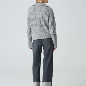 OPUS Strickpullover Popfy Grau Online Bestellen^Damen Strick