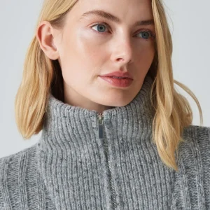 OPUS Strickpullover Popfy Grau Online Bestellen^Damen Strick