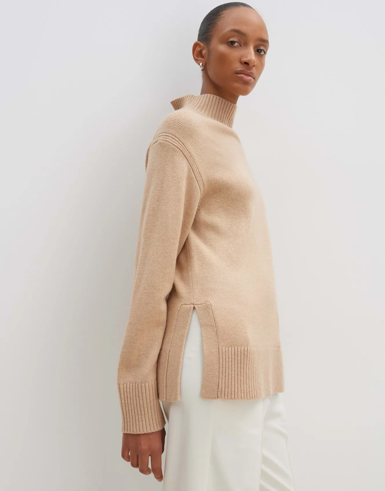 strickpullover_tahila_beige_online_bestellen_3.webp OPUS Strickpullover Tahila Beige Online Bestellen^Damen Strick