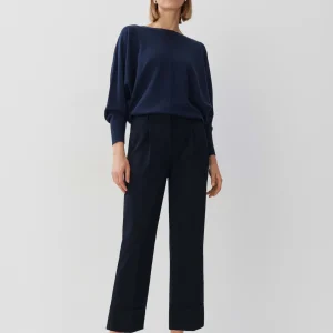 OPUS Strickpullover Taliya Detail Blau Online Bestellen^Damen Strick