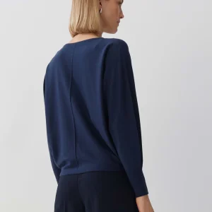OPUS Strickpullover Taliya Detail Blau Online Bestellen^Damen Strick