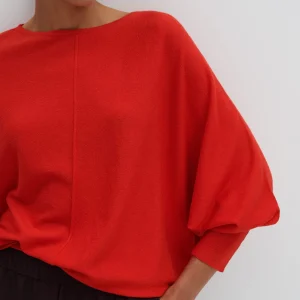 OPUS Strickpullover Taliya Detail Rot Online Bestellen^Damen Strick