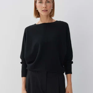 OPUS Strickpullover Taliya Detail Schwarz Online Bestellen^Damen Strick