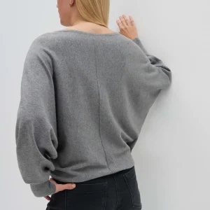 OPUS Strickpullover Taliya Line Grau Online Bestellen^Damen Strick