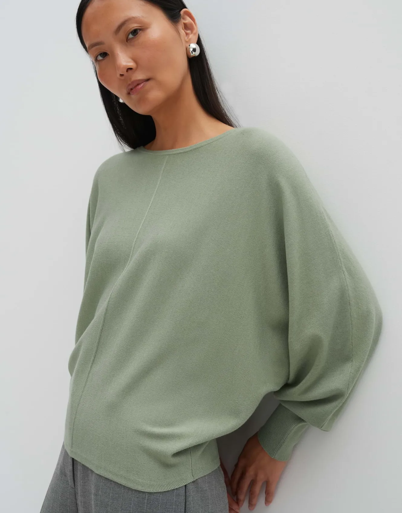 strickpullover_taliya_line_grn_online_bestellen_3.webp OPUS Strickpullover Taliya Line Grün Online Bestellen^Damen Strick