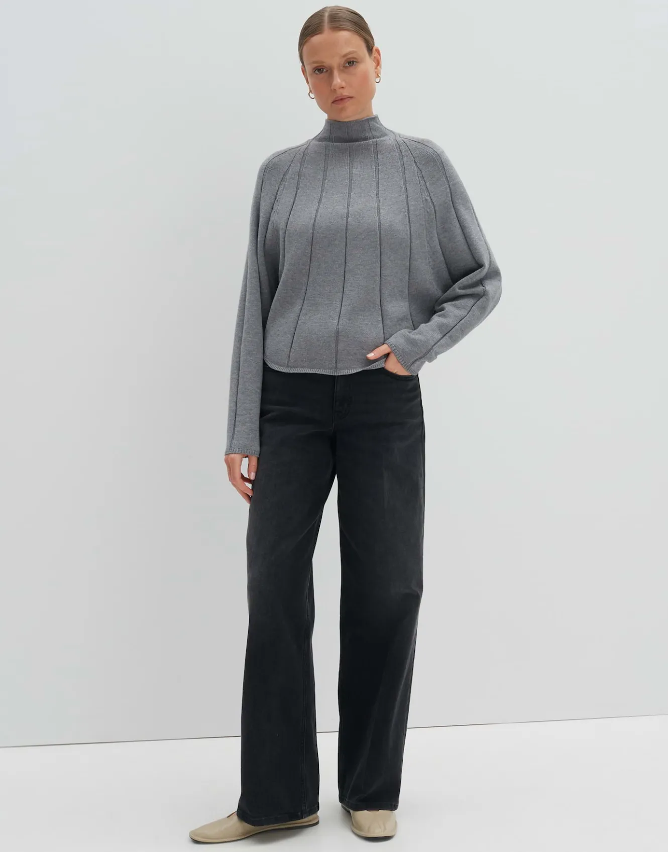 strickpullover_tanima_grau_online_bestellen_0.webp OPUS Strickpullover Tanima Grau Online Bestellen^Damen Strick