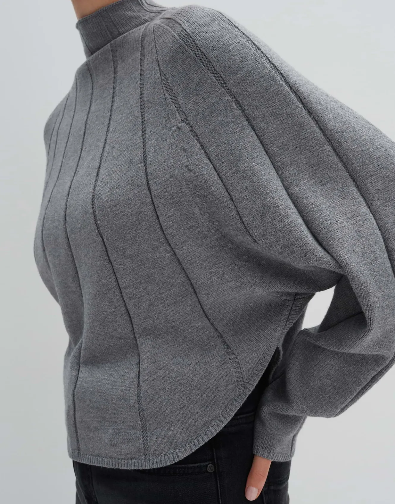 strickpullover_tanima_grau_online_bestellen_5.webp OPUS Strickpullover Tanima Grau Online Bestellen^Damen Strick