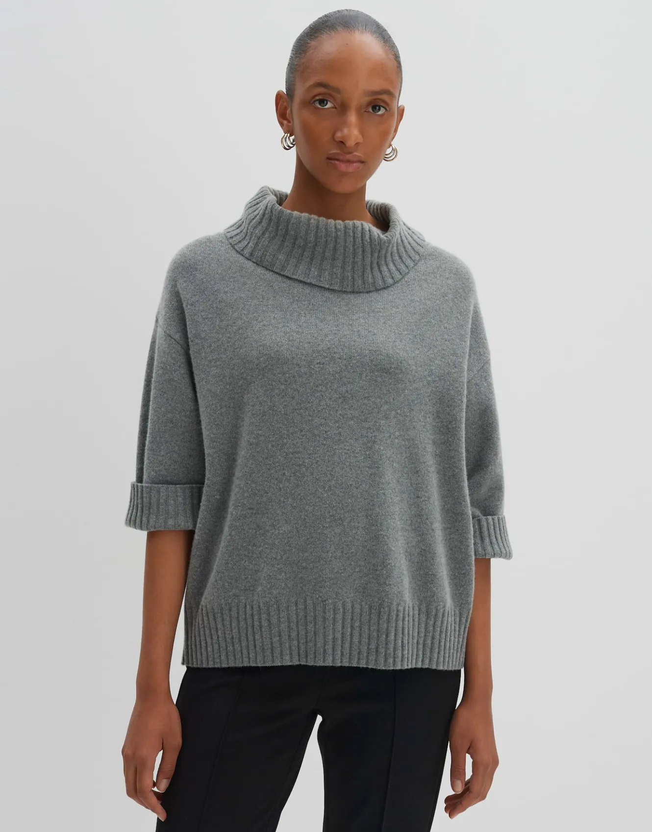 strickpullover_taxina_grau_online_bestellen_1.webp OPUS Strickpullover Taxina Grau Online Bestellen^Damen Strick