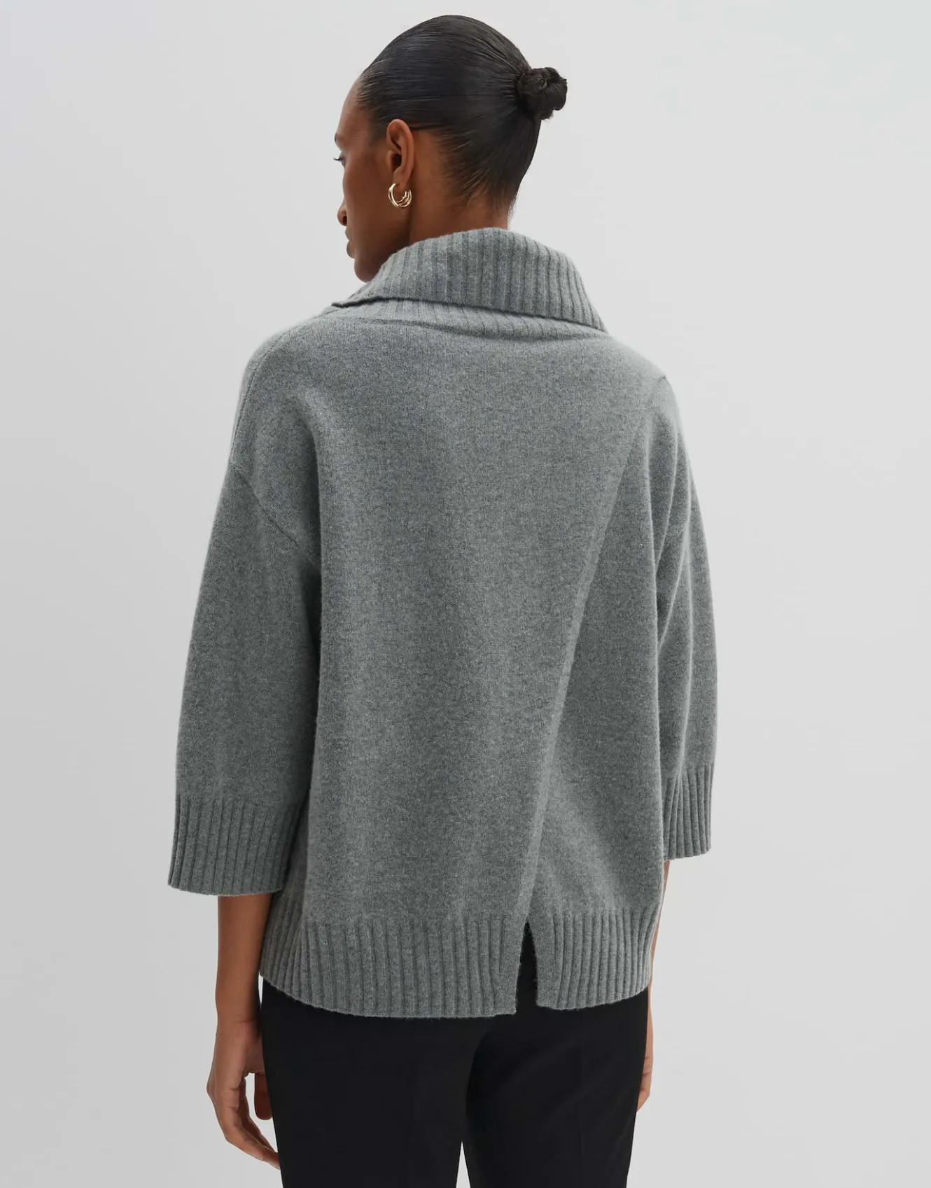 strickpullover_taxina_grau_online_bestellen_2.webp OPUS Strickpullover Taxina Grau Online Bestellen^Damen Strick