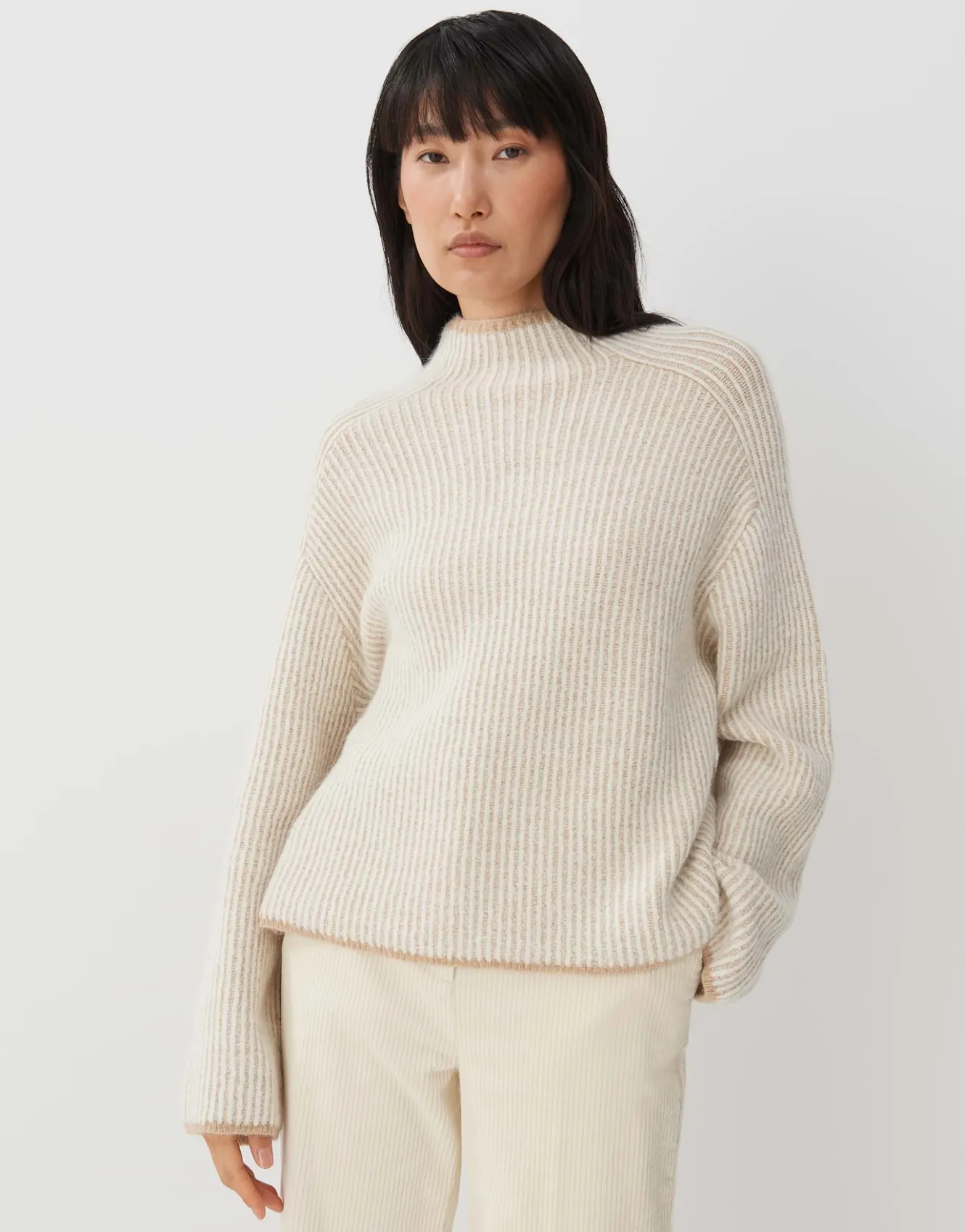 strickpullover_tosia_beige_online_bestellen_1.webp OPUS Strickpullover Tosia Beige Online Bestellen^Damen Strick