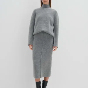 OPUS Strickrock Onitti Grau Online Bestellen^Damen Röcke