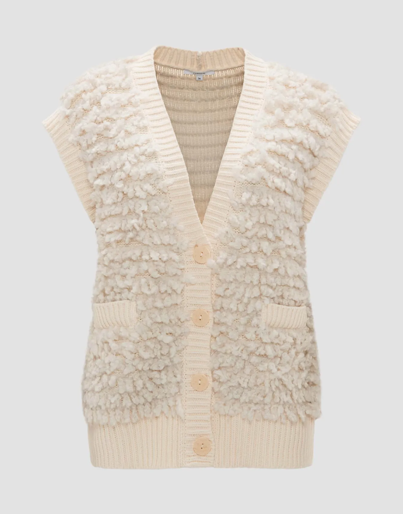 strickweste_deluda_wei_online_bestellen_7.webp OPUS Strickweste Deluda Weiß Online Bestellen^Damen Strick | Blazer / Westen