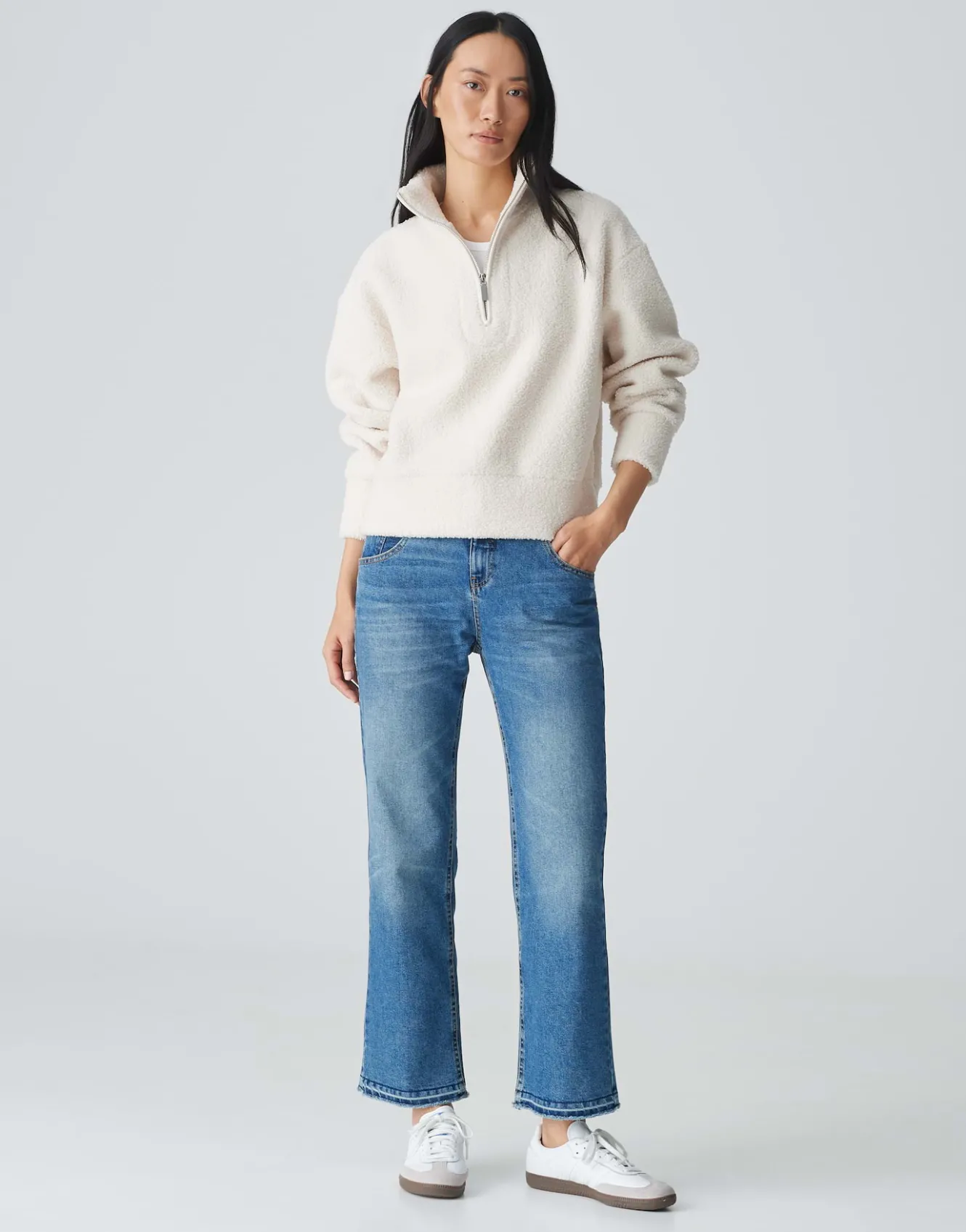 sweater_gatroi_wei_online_bestellen_0.webp OPUS Sweater Gatroi Weiß Online Bestellen^Damen Sweat