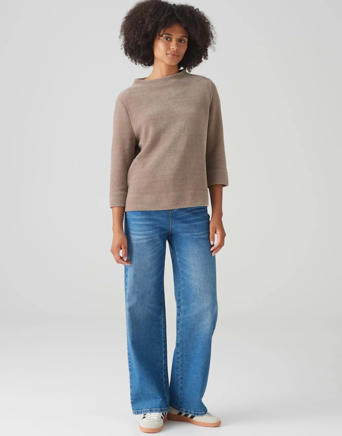 sweater_gelvet_braun_online_bestellen_5.webp OPUS Sweater Gelvet Braun Online Bestellen^Damen Sweat
