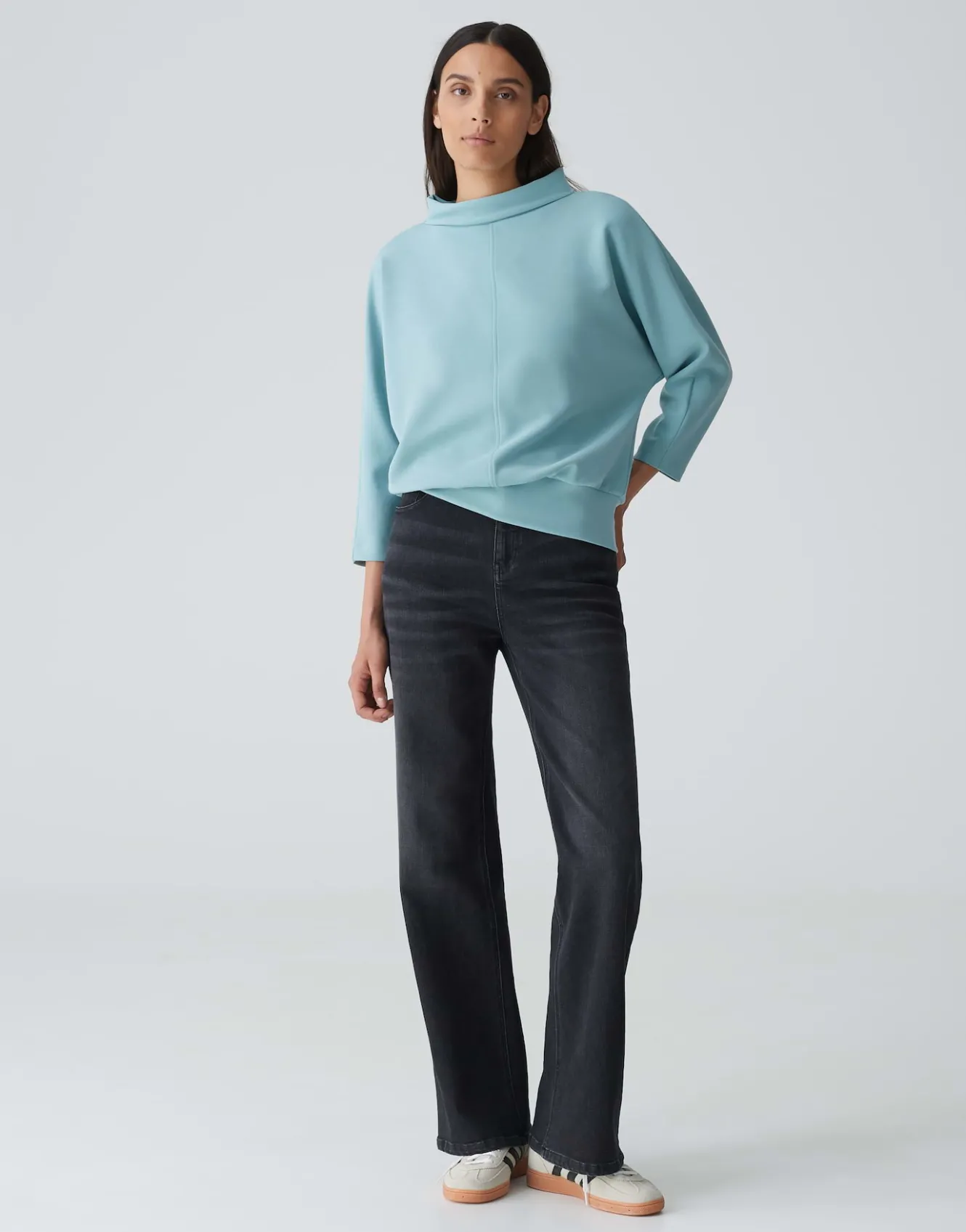 sweater_gepita_blau_online_bestellen_0.webp OPUS Sweater Gepita Blau Online Bestellen^Damen Sweat