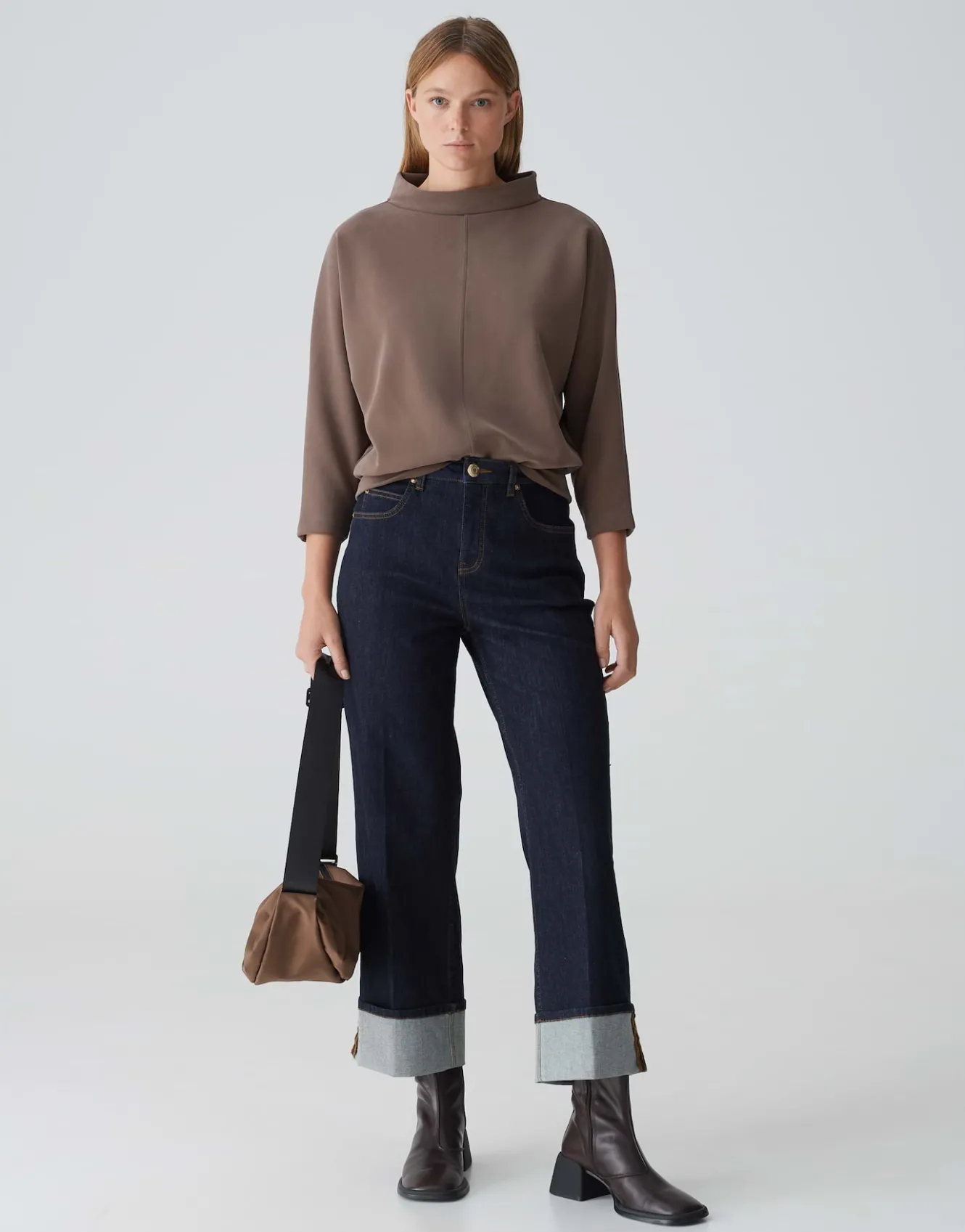 sweater_gepita_braun_online_bestellen_0.webp OPUS Sweater Gepita Braun Online Bestellen^Damen Sweat