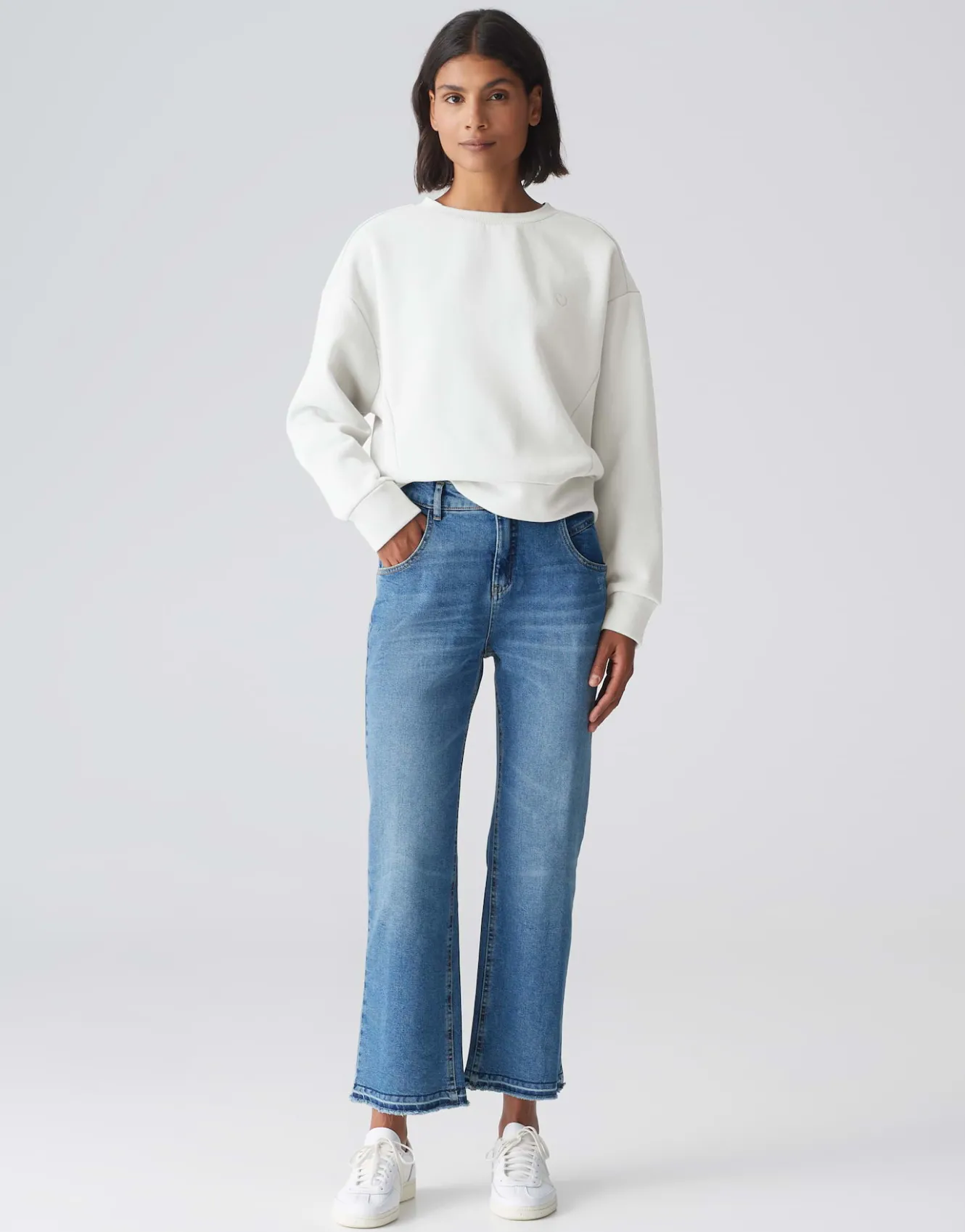 sweater_godira_wei_online_bestellen_0.webp OPUS Sweater Godira Weiß Online Bestellen^Damen Sweat