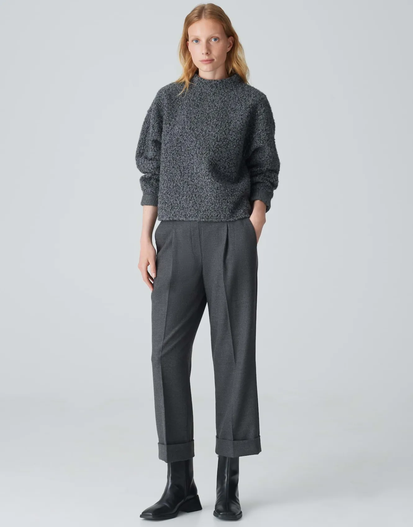 sweater_gojam_grau_online_bestellen_0.webp OPUS Sweater Gojam Grau Online Bestellen^Damen Sweat