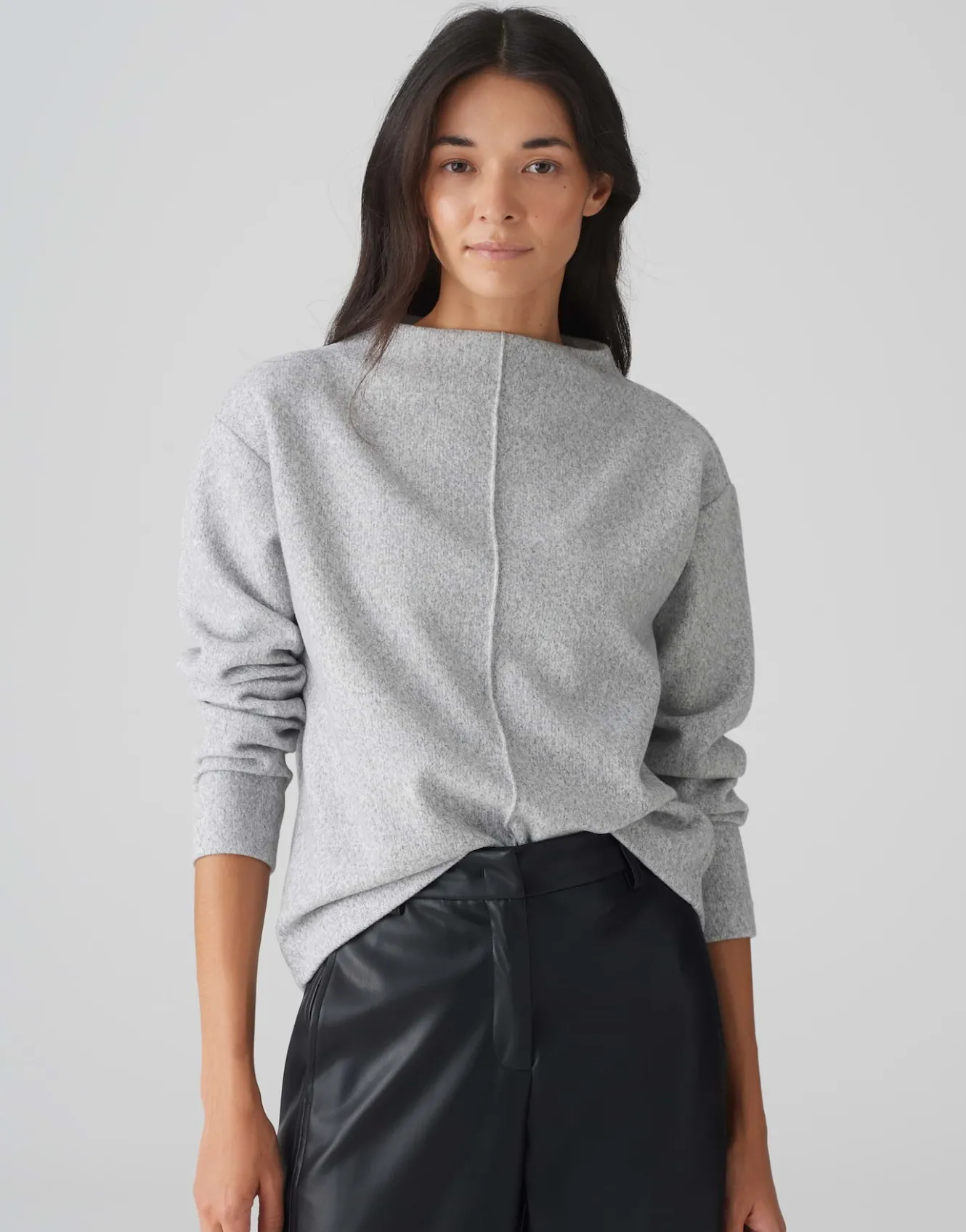 sweater_goklona_grau_online_bestellen_1.webp OPUS Sweater Goklona Grau Online Bestellen^Damen Sweat