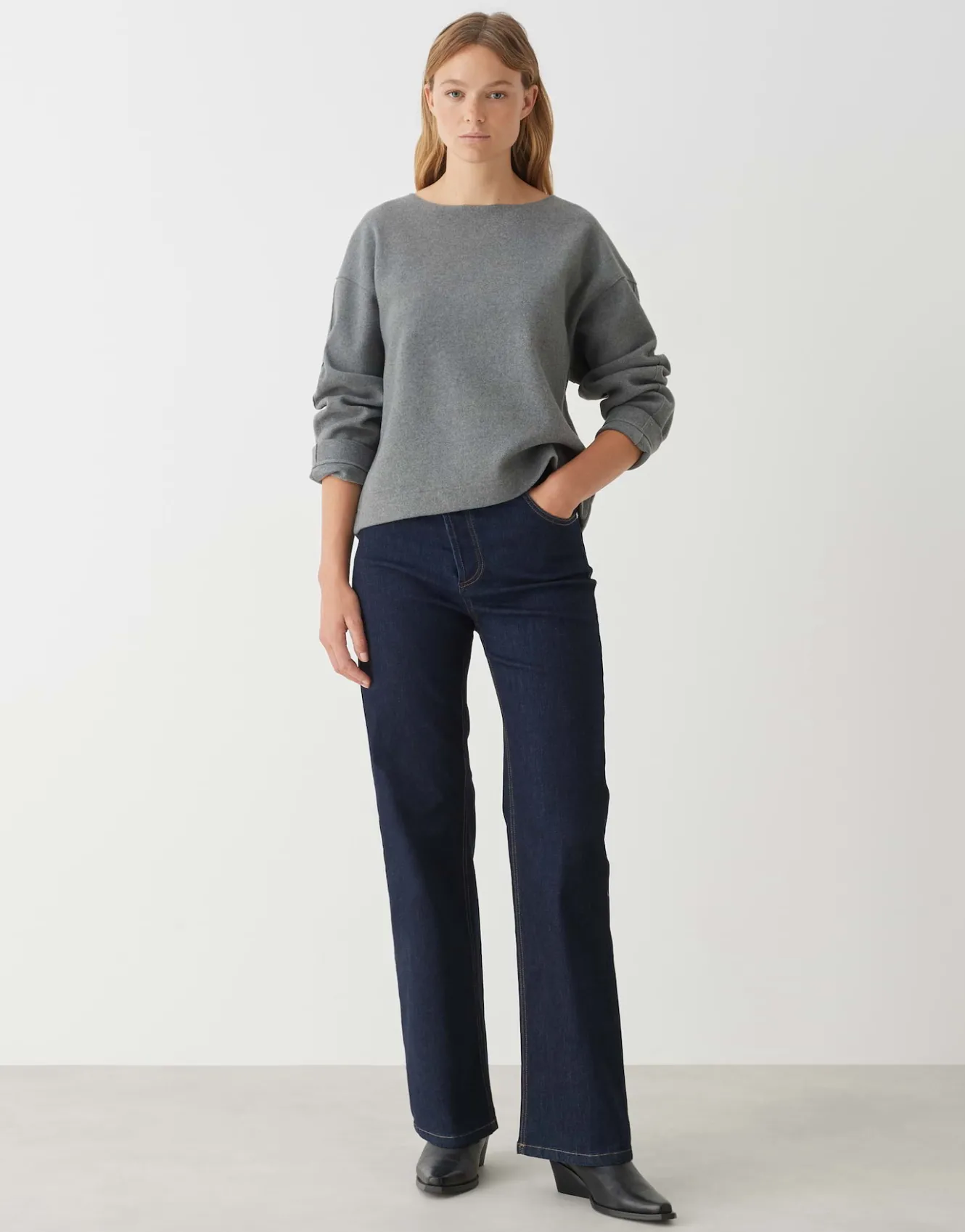 sweater_gudila_grau_online_bestellen_0.webp OPUS Sweater Gudila Grau Online Bestellen^Damen Sweat