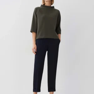 OPUS Sweater Unoa Cropped Grün Online Bestellen^Damen Sweat
