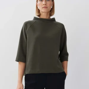 OPUS Sweater Unoa Cropped Grün Online Bestellen^Damen Sweat