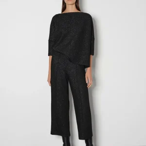 OPUS Sweater Ushiny Detail Schwarz Online Bestellen^Damen Sweat