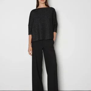OPUS Sweater Ushiny Detail Schwarz Online Bestellen^Damen Sweat