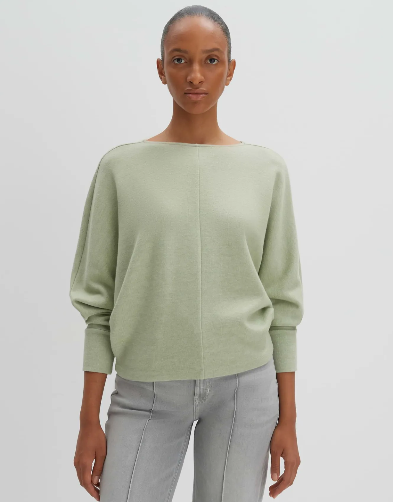 sweater_utibby_grn_online_bestellen_1.webp OPUS Sweater Utibby Grün Online Bestellen^Damen Sweat