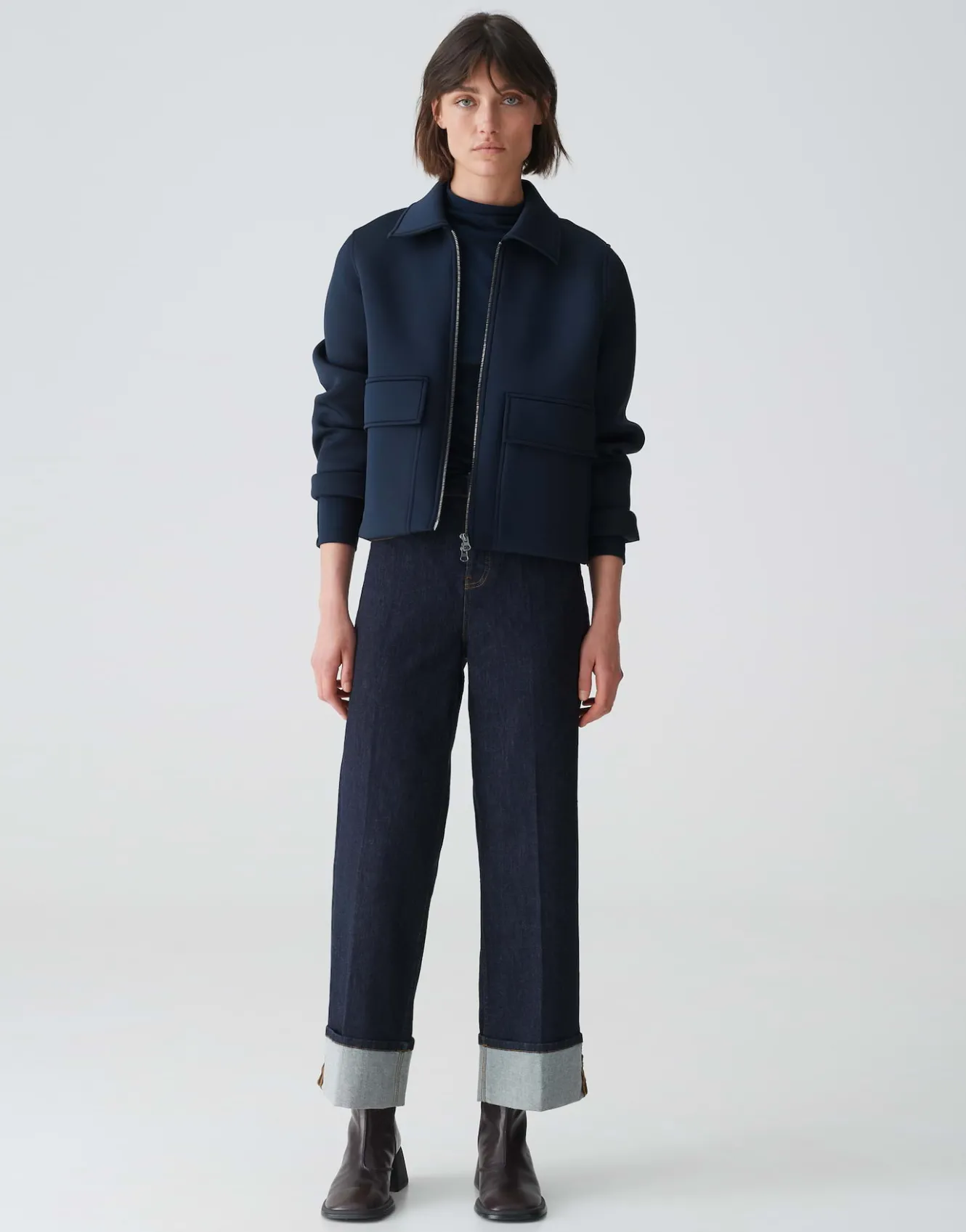 sweatjacke_gidal_blau_online_bestellen_0.webp OPUS Sweatjacke Gidal Blau Online Bestellen^Damen Sweat