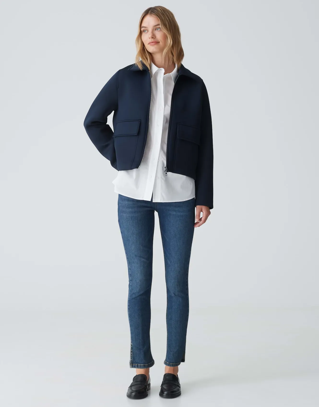 sweatjacke_gidal_blau_online_bestellen_6.webp OPUS Sweatjacke Gidal Blau Online Bestellen^Damen Sweat