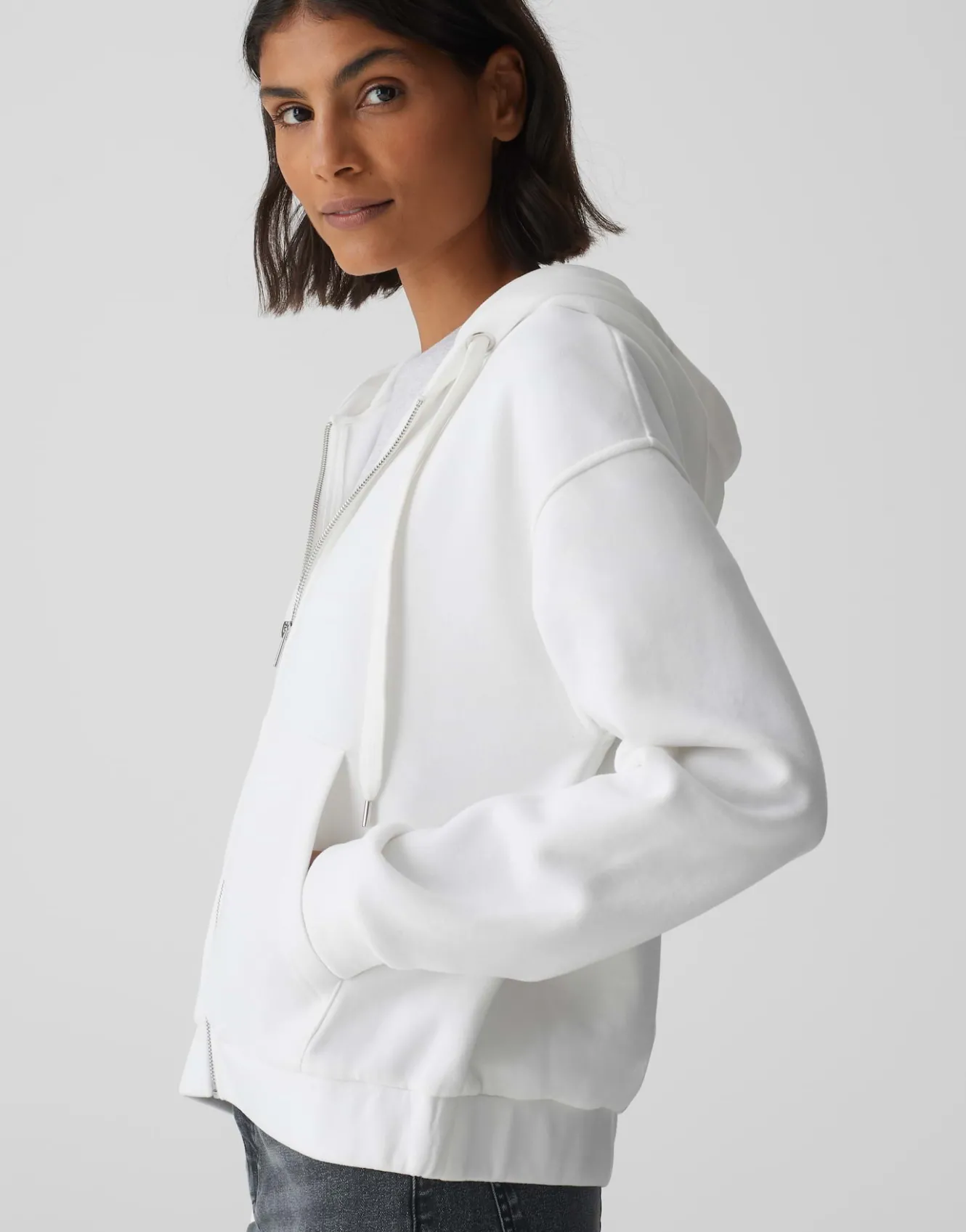 sweatjacke_gojami_wei_online_bestellen_3.webp OPUS Sweatjacke Gojami Weiß Online Bestellen^Damen Sweat