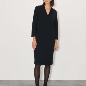 OPUS Sweatkleid Qatja Schwarz Online Bestellen^Damen Kleider