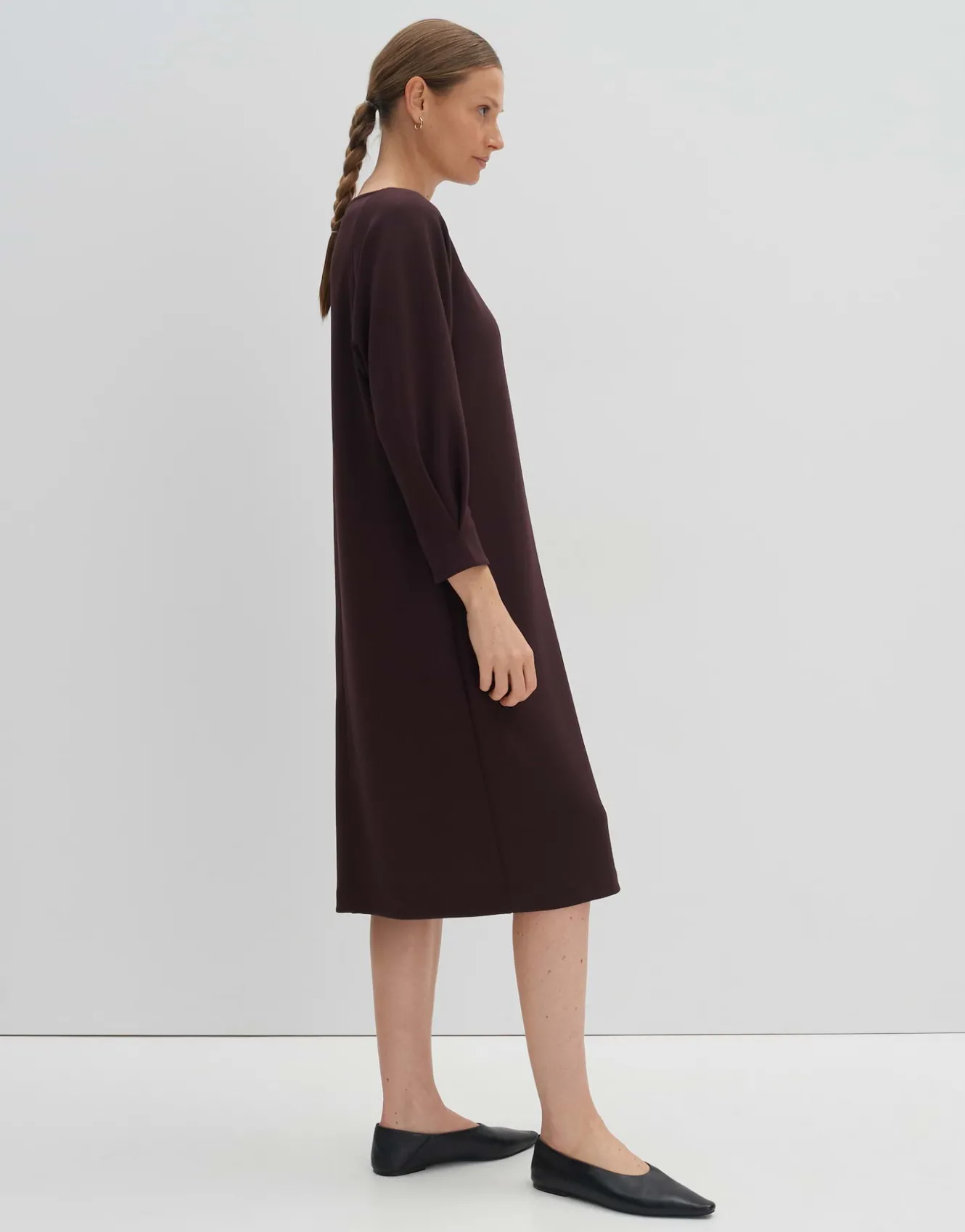 sweatkleid_qelena_rot_online_bestellen_3.webp OPUS Sweatkleid Qelena Rot Online Bestellen^Damen Kleider