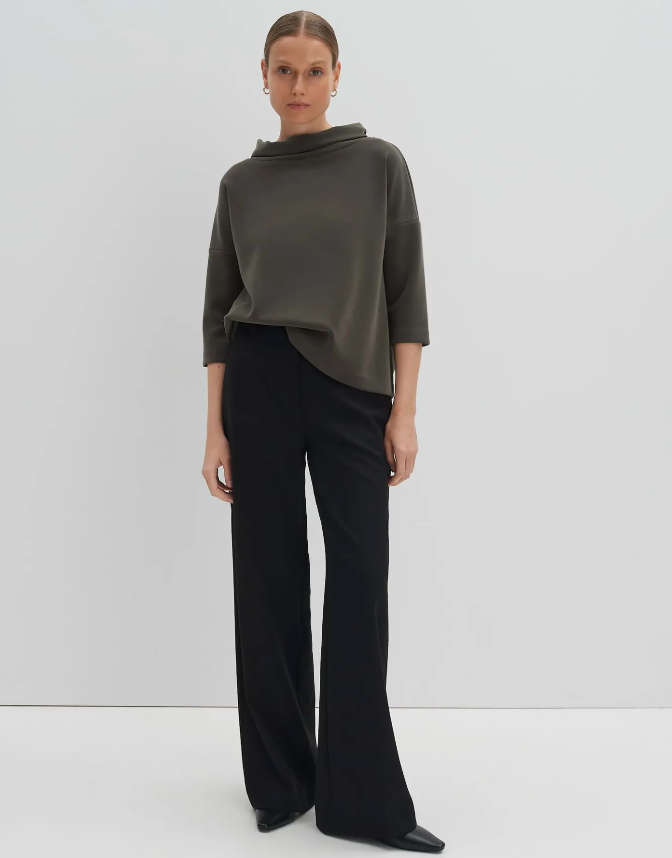 sweatshirt_umika_grn_online_bestellen_0.webp OPUS Sweatshirt Umika Grün Online Bestellen^Damen Sweat